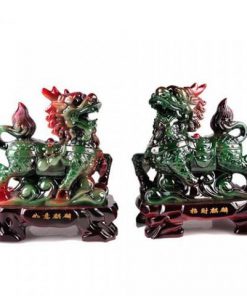 Đôi tượng kỳ lân như ý - phát tài